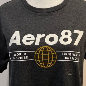 NWT Aeropostale “Aero87” Short Sleeved Gray T-Shirt Size Medium
